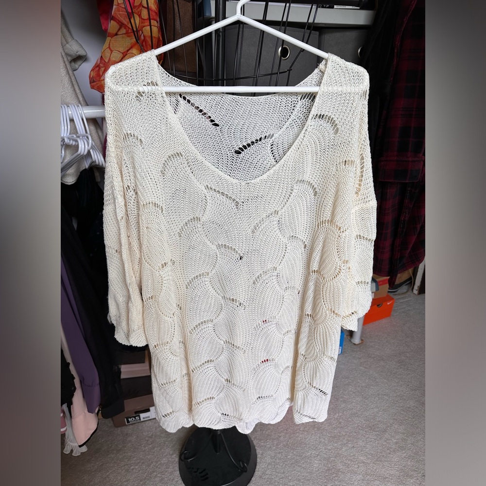 Crochet bathing suit cover up